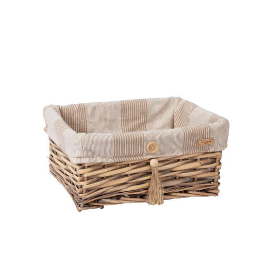 Корзина WILLI STRIPE 34x25xH15см Корзина WILLI STRIPE 34x25xH15см