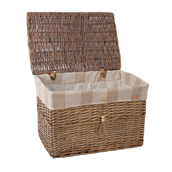 Корзина WILLI STRIPE 60x40xH40см Корзина WILLI STRIPE 60x40xH40см