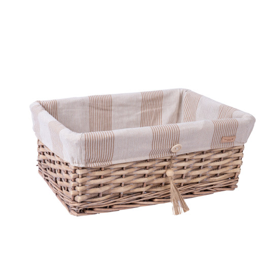 Корзина WILLI STRIPE 43x30xH18см Корзина WILLI STRIPE 43x30xH18см