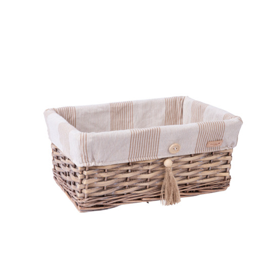 Корзина WILLI STRIPE 38x25xH16см Корзина WILLI STRIPE 38x25xH16см