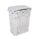 Корзина для белья MAX-2, 38x27xH52см, белая