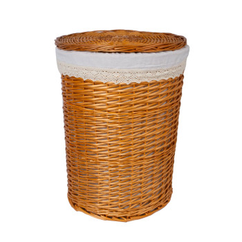 Корзина для белья MAX-1, D44xH58см светло-коричневая Корзина для белья MAX-1, D44xH58см светло-коричневая