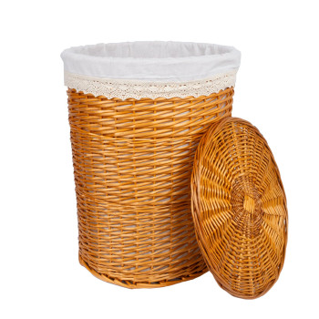 Корзина для белья MAX-1, D44xH58см светло-коричневая Корзина для белья MAX-1, D44xH58см светло-коричневая