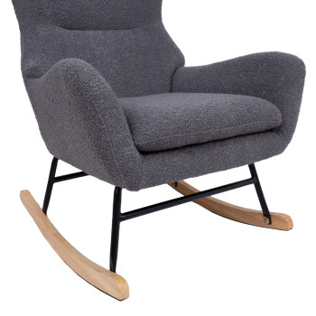 Кресло-качалка ROMY серый Кресло-качалка ROMY серый