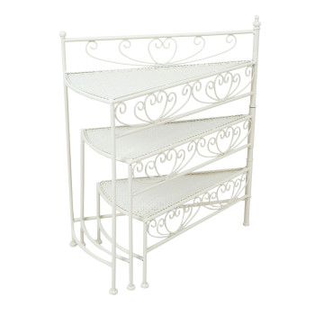 Полка SANDY 55x30xH66см, античный белый Полка SANDY 55x30xH66см, античный белый