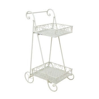 Полка для цветов SANDY 35x43xH75см, античный белый Полка для цветов SANDY 35x43xH75см, античный белый