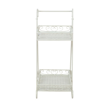 Полка для цветов SANDY 35x43xH75см, античный белый Полка для цветов SANDY 35x43xH75см, античный белый