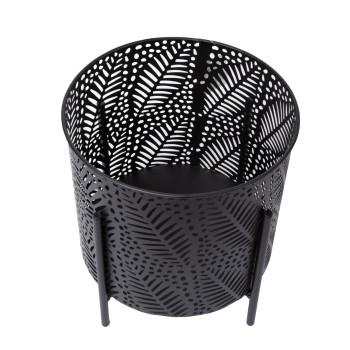 Крышка для цветочного горшка CHIA D25xH28см, черная Крышка для цветочного горшка CHIA D25xH28см, черная