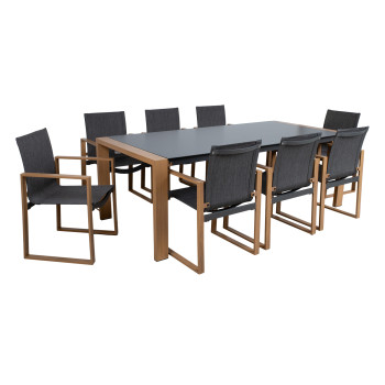Комплект садовой мебели ДУИСБУРГ стол и 8 стульев Комплект садовой мебели ДУИСБУРГ стол и 8 стульев