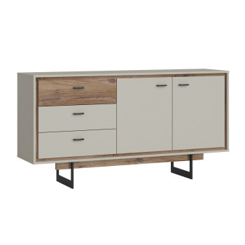Riidekapp RIVERO 160x40xH83cm, tamm/hall Riidekapp RIVERO 160x40xH83cm, tamm/hall