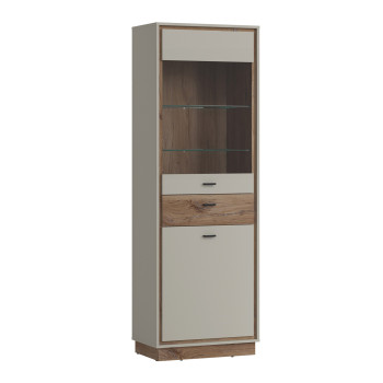Riidekapp RIVERO 68x40xH201cm, tamm/hall Riidekapp RIVERO 68x40xH201cm, tamm/hall