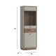 Шкаф RIVERO 68x40xH201см, дуб/серый Шкаф RIVERO 68x40xH201см, дуб/серый