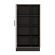 Riiul BROLO 86x37xH161cm, must/valge