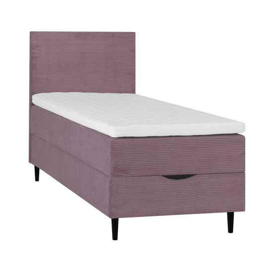 Континентальная кровать LAARA 90x200см, розовый