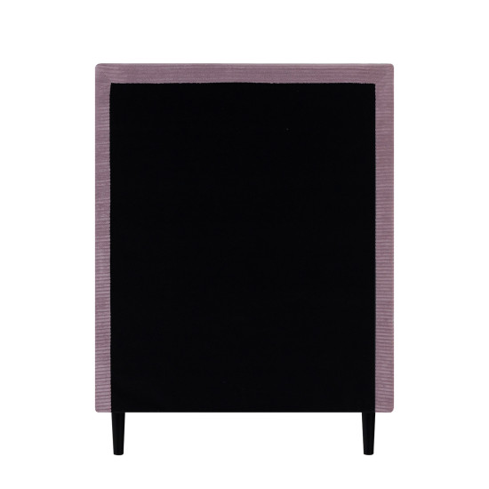 Континентальная кровать LAARA 90x200см, розовый