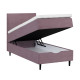 Континентальная кровать LAARA 90x200см, розовый