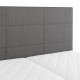 Континентальная кровать LEIKO 160x200см, серый Континентальная кровать LEIKO 160x200см, серый