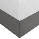 Континентальная кровать LEIKO 160x200см, серый Континентальная кровать LEIKO 160x200см, серый