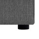 Континентальная кровать LEIKO 160x200см, серый Континентальная кровать LEIKO 160x200см, серый