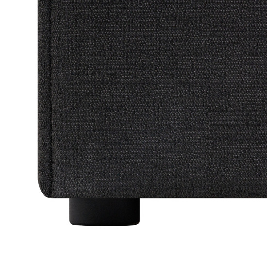 Континентальная кровать LEIKO 160x200см, черный Континентальная кровать LEIKO 160x200см, черный