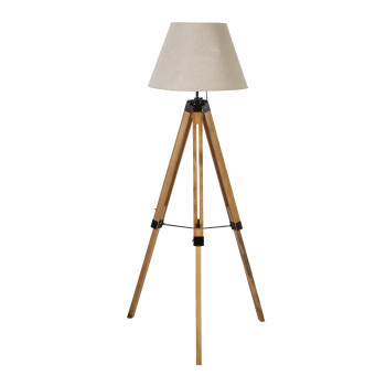 Stāvlampa RINGO WOOD H146cm, brūna