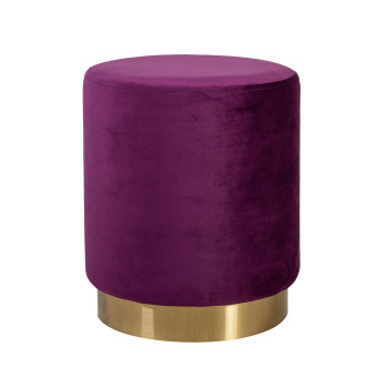 Pouf LA PERLA D35xH42cm, lilla Pouf LA PERLA D35xH42cm, lilla