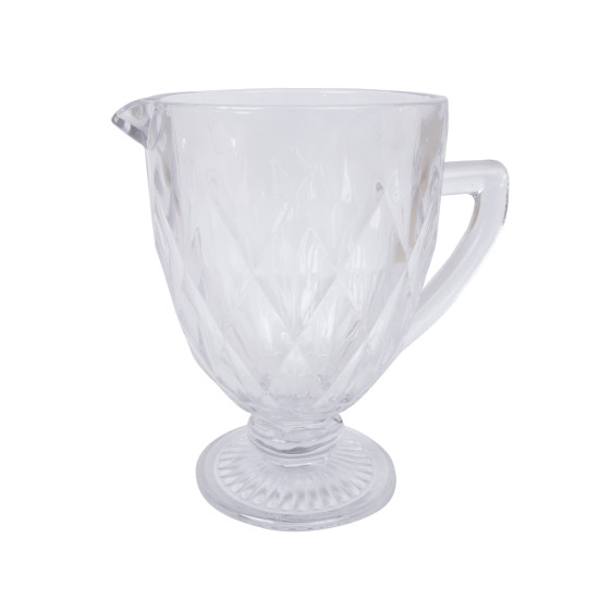 Krūze ar kāju CORAL, 1L, H20cm, caurspīdīga