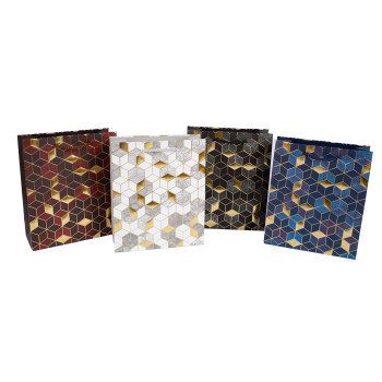 Dāvanu maisiņš ROMBY 18x23x10cm, mix