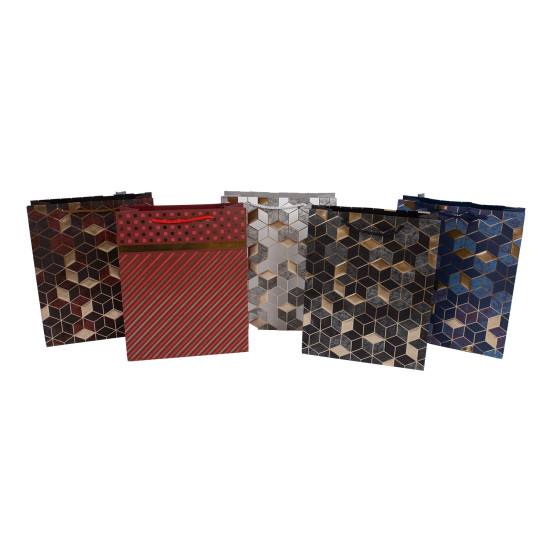 Подарочный пакет ROMBY 26х32х10см, микс Подарочный пакет ROMBY 26х32х10см, микс