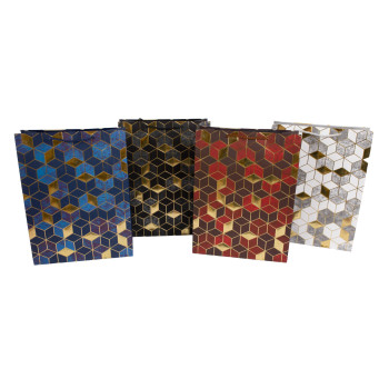 Dāvanu maisiņš ROMBY 30x40x12cm, mix Dāvanu maisiņš ROMBY 30x40x12cm, mix