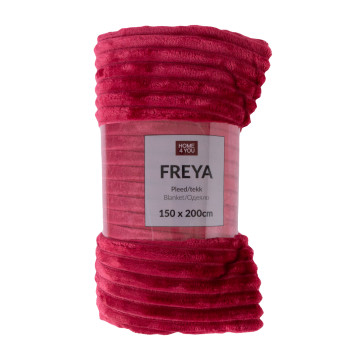 Tekk FREYA 150x200cm, punane Tekk FREYA 150x200cm, punane
