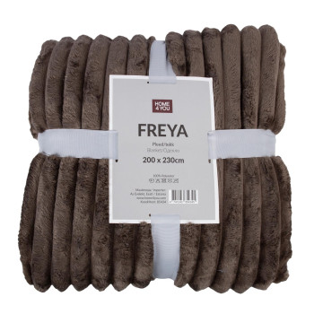 Tekk FREYA XL 200x230cm, hallikaspruun Tekk FREYA XL 200x230cm, hallikaspruun