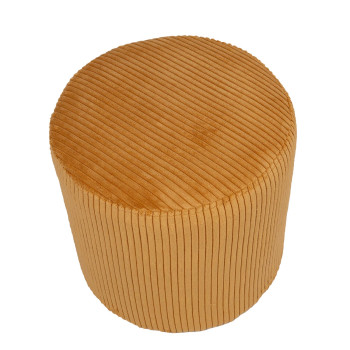 Пуфик INES D41xH40,5см, желтый