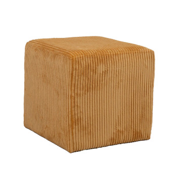Pouf PAULA 41x41xH40,5cm, kollane Pouf PAULA 41x41xH40,5cm, kollane