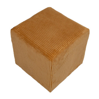 Pouf PAULA 41x41xH40,5cm, kollane Pouf PAULA 41x41xH40,5cm, kollane