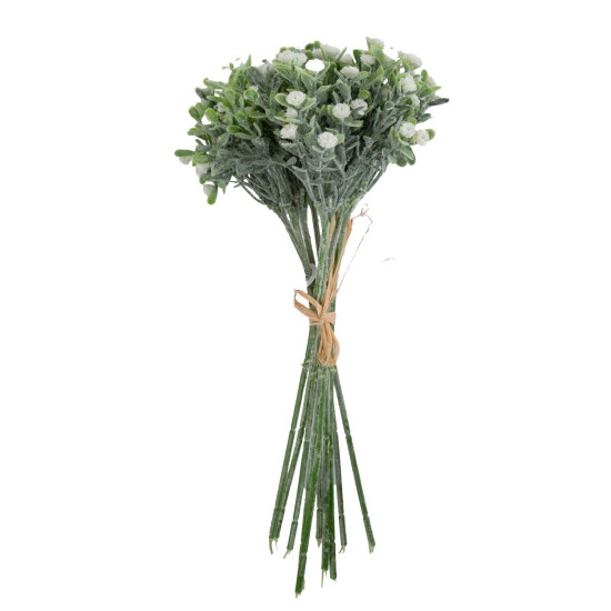 Mākslīgo ziedu pušķis FLOWERLY H30cm, balti ziedi
