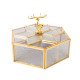 Kummut BERYL 20x20xH6cm, kuldne Kummut BERYL 20x20xH6cm, kuldne