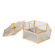Kummut BERYL 20x20xH6cm, kuldne Kummut BERYL 20x20xH6cm, kuldne