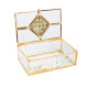 Kummut BERYL 16x10xH5,5cm, kuldne Kummut BERYL 16x10xH5,5cm, kuldne
