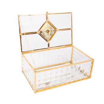 Lāde BERYL 20x12xH7,5cm, zelta Lāde BERYL 20x12xH7,5cm, zelta