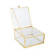 Kummut BERYL 10x10xH5cm, kuldne Kummut BERYL 10x10xH5cm, kuldne