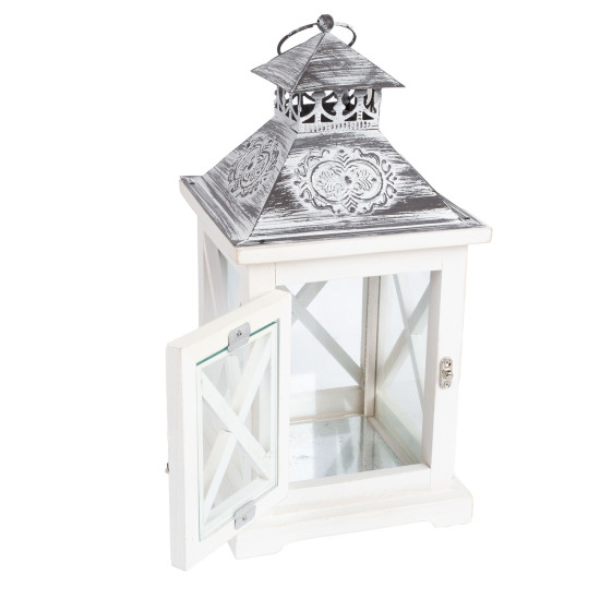 Laterna SAMARA H35cm, balta Laterna SAMARA H35cm, balta
