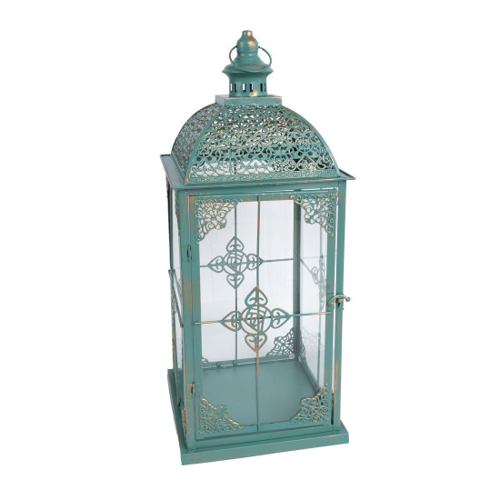 Laterna ROME H54cm, antīki zaļa Laterna ROME H54cm, antīki zaļa