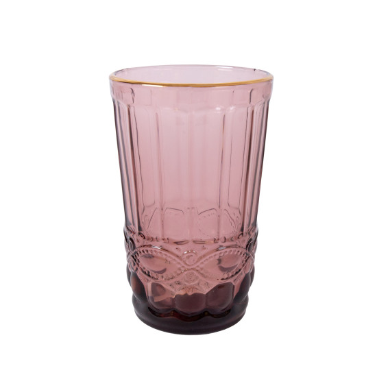 Dzeramā glāze gara LUNA 350ml, violeta