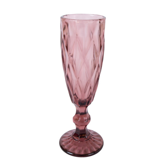 Dzirkstošā vīna glāze CORAL 180ml, violeta