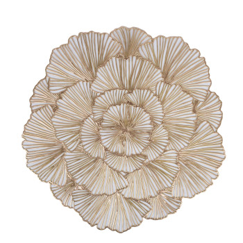 Galda paklājiņš ROSE D38cm, zelts Galda paklājiņš ROSE D38cm, zelts