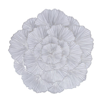 Galda paklājiņš ROSE D38cm, sudrabs Galda paklājiņš ROSE D38cm, sudrabs