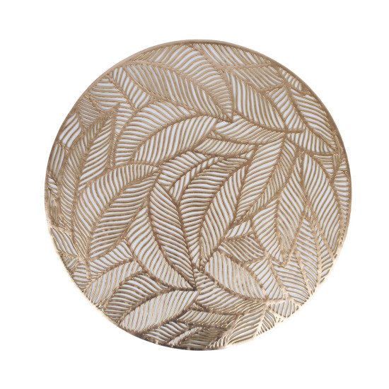 Lauamatt ROUND LEAF D38cm, kuldne Lauamatt ROUND LEAF D38cm, kuldne