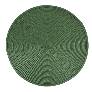 Galda paklājiņš SELMA D38cm, zaļš Galda paklājiņš SELMA D38cm, zaļš