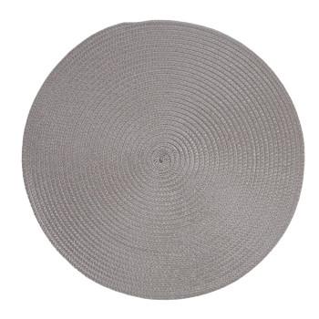 Galda paklājiņš SELMA D38cm, pelēks Galda paklājiņš SELMA D38cm, pelēks